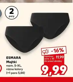 Kaufland Majtki damskie Esmara 2-pak oferta