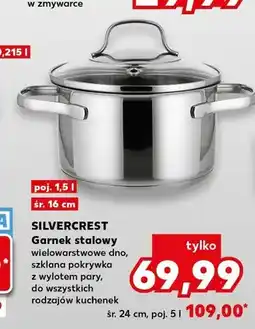 Kaufland Garnek stalowy SILVERCREST oferta