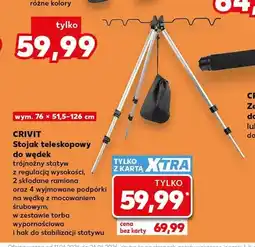 Kaufland Stojak teleskopowy do wędek Crivit oferta
