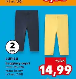 Kaufland Legginsy capri dziecięce Lupilu 2-pak oferta
