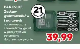 Kaufland Zestaw gwintowników i narzynek Parkside oferta
