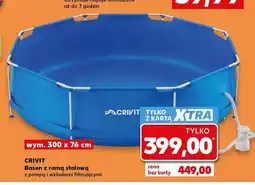Kaufland Basen z ramą stalową Crivit oferta