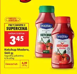 Biedronka Ketchup łagodny Madero oferta