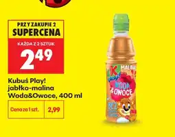 Biedronka Napój Kubuś Play! jabłko-malina Woda & Owoce oferta