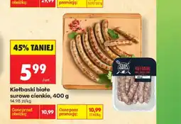 Biedronka Kiełbaski białe Białe oferta
