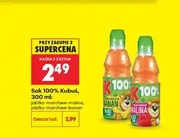 Biedronka Sok Kubuś oferta