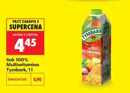 Biedronka Sok 100% Multiwitamina Tymbark oferta