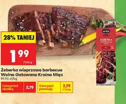 Biedronka Żeberka wieprzowe Wolno Gotowane oferta