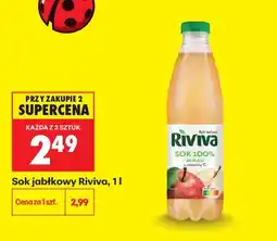Biedronka Sok jabłkowy Riviva oferta