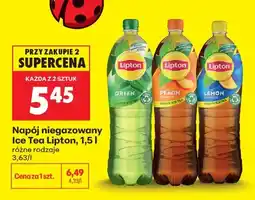 Biedronka Napój niegazowany Ice Tea Lipton Green oferta