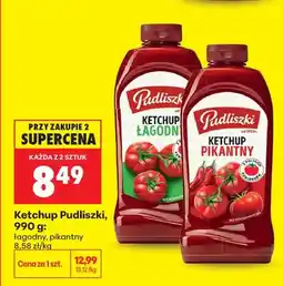 Biedronka Ketchup łagodny Pudliszki oferta