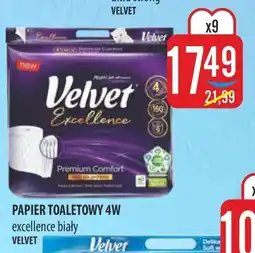 MOKPOL Velvet Papier toaletowy 4W excellence biały oferta