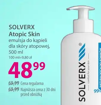 Solverx Atopic Skin emulsja do kąpieli dla skóry atopowej