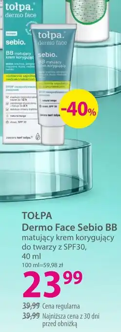 Tołpa Dermo Face Sebio bb matujący krem korygujący