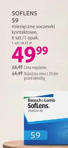 Hebe Bausch & Lomb SofLens 59 oferta