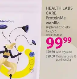 Hebe Health Labs Care ProteinMe wanilia oferta