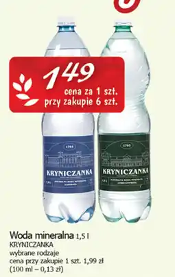 Cezar Delikatesy Kryniczanka Woda mineralna oferta