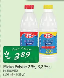 Cezar Delikatesy Mlekovita Mleko Polskie 2 %, 3,2 % oferta