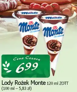 Cezar Delikatesy Zott Lody Rożek Monte oferta