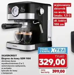 Kaufland SILVERCREST Ekspres do kawy SEM 1100 oferta