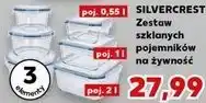Kaufland SILVERCREST Zestaw szklanych pojemników na żywność oferta