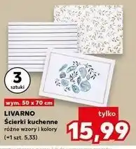 Kaufland LIVARNO Ścierki kuchenne oferta
