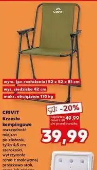 Kaufland CRIVIT Krzesło kempingowe oferta