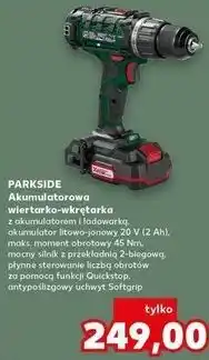 Kaufland PARKSIDE Akumulatorowa wiertarko-wkrętarka oferta