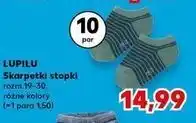 Kaufland Lupilu Skarpetki stopki 10 par oferta