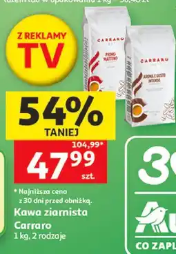 Auchan Kawa ziarnista Carraro oferta