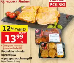 Auchan Podudzia lub uda kurczaków w przyprawach na grill oferta