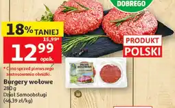 Auchan Burgery wołowe oferta