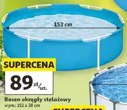 Auchan Basen okrągły stelażowy oferta