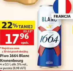 Auchan Piwo 1664 Blanc Kronenbourg oferta