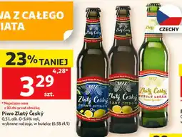 Auchan Piwo Zlatý Český oferta