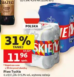 Auchan Piwo Tyskie oferta