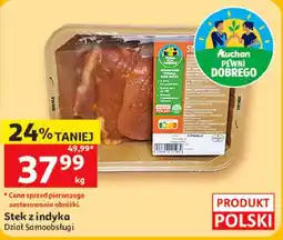 Auchan Auchan Pewni Dobrego Stek z indyka oferta