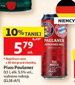 Auchan Piwo Paulaner oferta