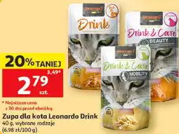 Auchan Zupa dla kota Leonardo Drink oferta
