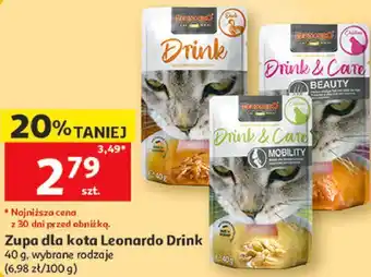 Auchan Zupa dla kota Leonardo Drink oferta