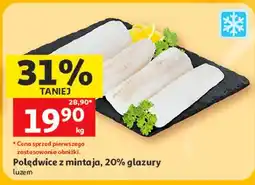 Auchan Polędwice z mintaja, 20% glazury oferta