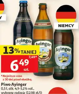 Auchan Piwo Ayinger oferta