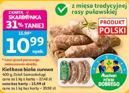 Auchan Auchan Pewni Dobrego Kiełbasa biała surowa oferta