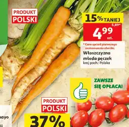 Auchan Włoszczyzna młoda pęczek oferta