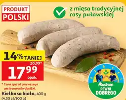 Auchan Kiełbasa biała oferta