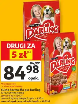 Auchan Sucha karma dla psa Darling oferta