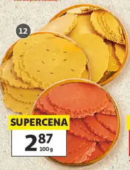 Auchan Ciastka owsiane naturalne, z czarnuszką, z jagodami goji lub migdałowe ANIA oferta