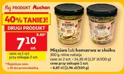 Auchan Mięsiwo lub konserwa w słoiku Auchan oferta