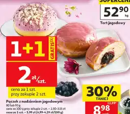 Auchan Pączek z nadzieniem jagodowym oferta