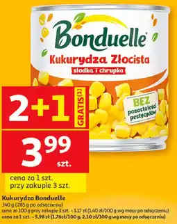Auchan Kukurydza Bonduelle Złocista oferta